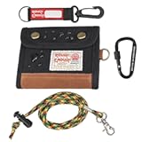 Rough Enough Boys Wallet for Teen Boys Men with Keychain Neck Lanyard in Classic Vintage Style