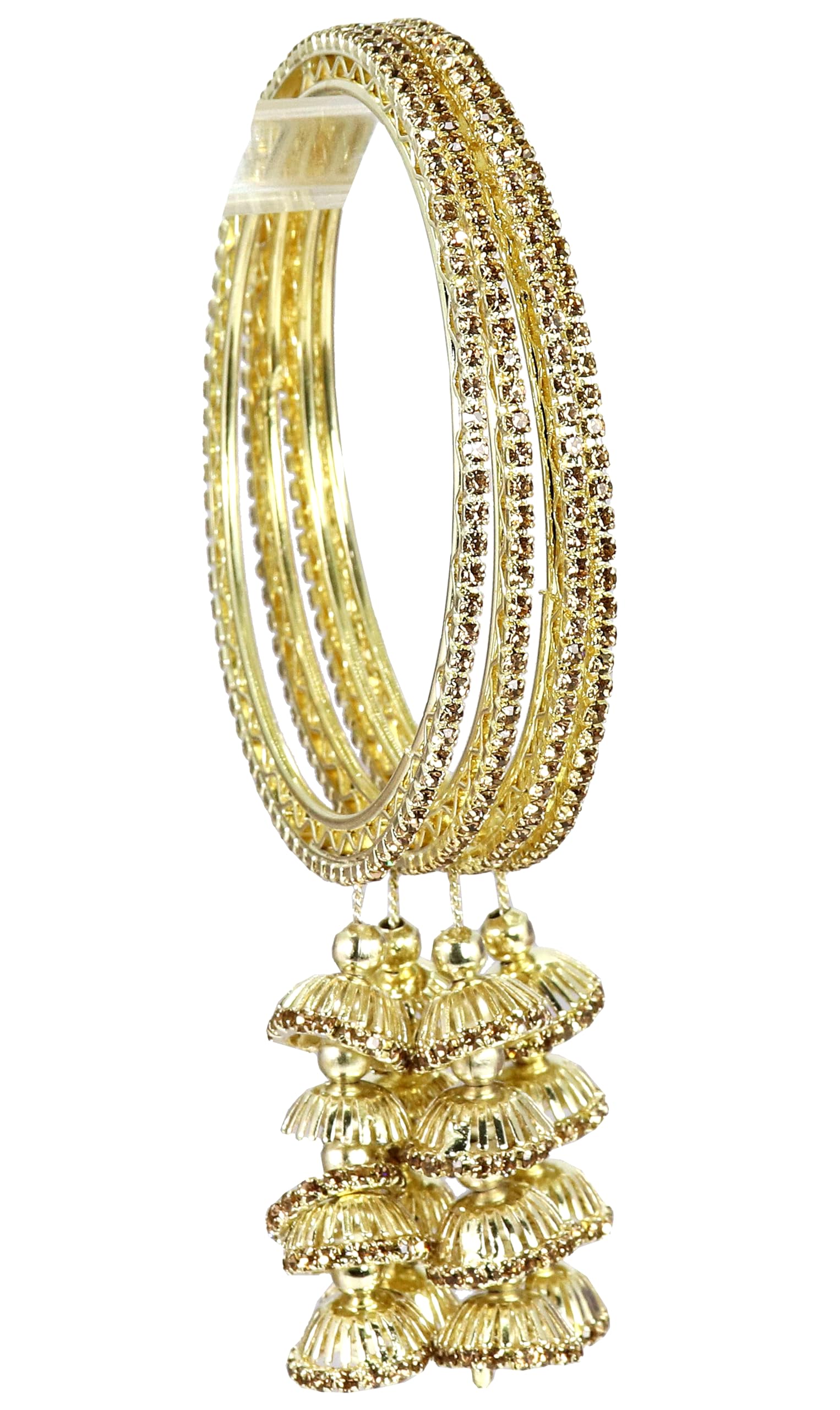 See full amazon price history chart for NMII Stylish American Diamond Metal Latkan Bangles For Women & Girls | Bangles For Women Wedding, Party, Function | Traditional Gold Plated Bangles | Jhumka Bangles,(MAH84-Gold-2.8) NMII Stylish American Diamond Metal Latkan Bangles For Women & Girls | Bangles For Women Wedding, Party, Function | Traditional Gold Plated Bangles | Jhumka Bangles,(MAH84-Gold-2.8) (B0D2DMKX2J) Amazon Price History, Amazon Price Tracker