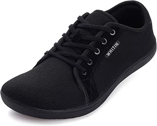 WHITIN Men's Wide Toe Box Minimalist Barefoot Sneakers - Zero Drop Sole for Natural Movement & Posture