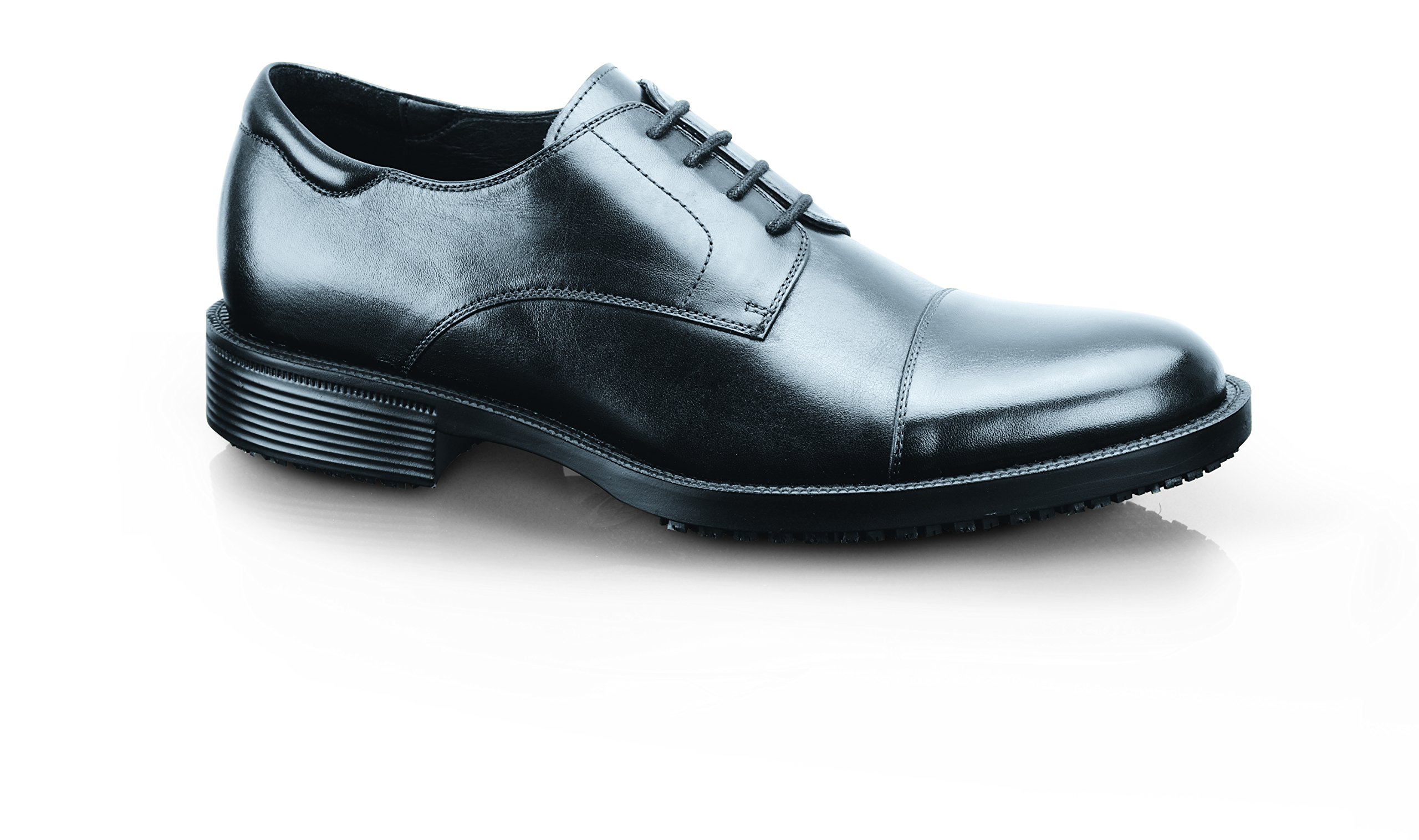 Shoes for Crews Senator – Chaussures de Travail Confortables en Cuir, Semelle intérieure matelassée, Semelle extérieure antidérapante, Style Bureau Classique – pour Hommes