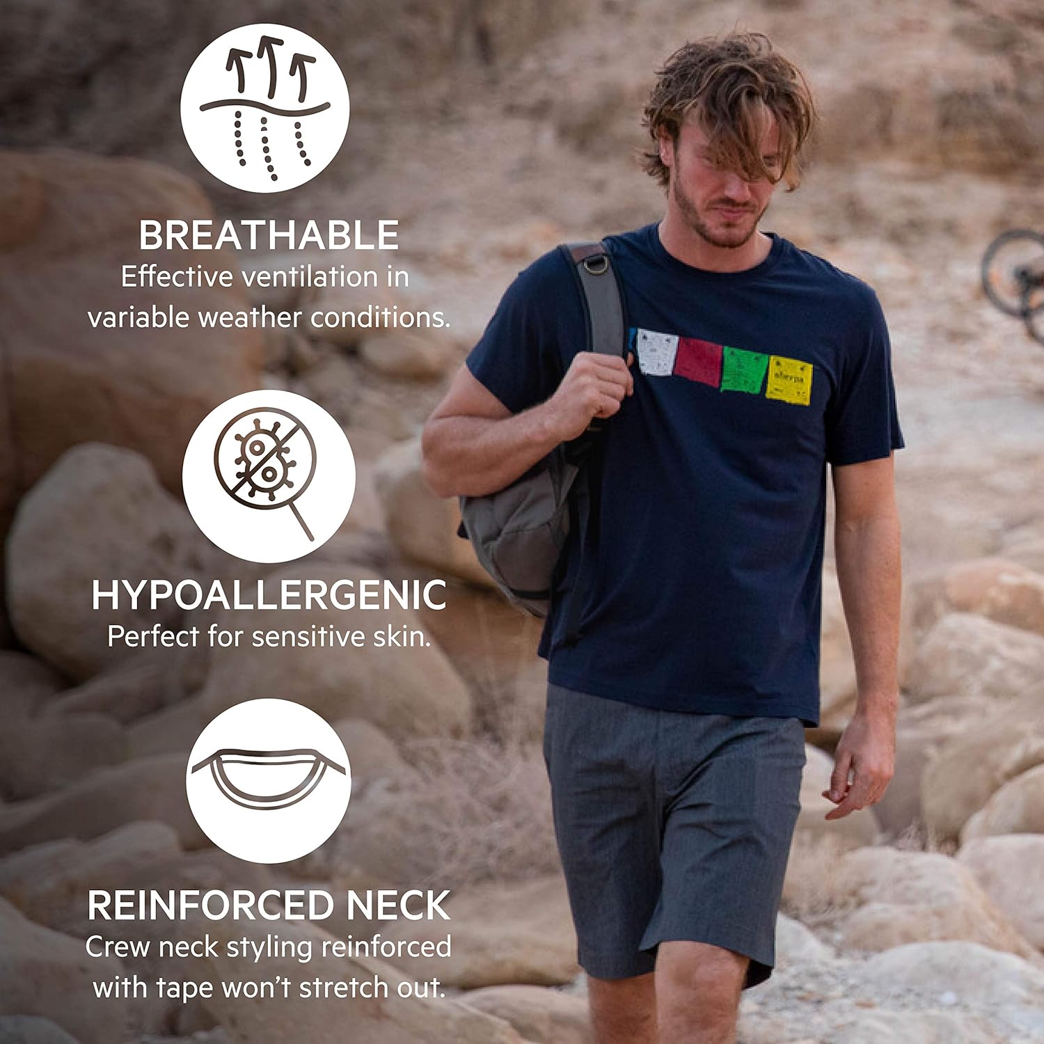 Sherpa Adventure Gear Men's Tarcho Tee MEWA Green XL, MEWA Green, XL