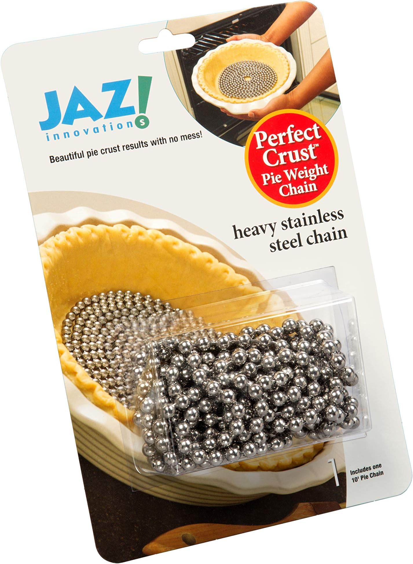 Perfect Pie Crust Stainless Steel Weight Chain - 10 Feet