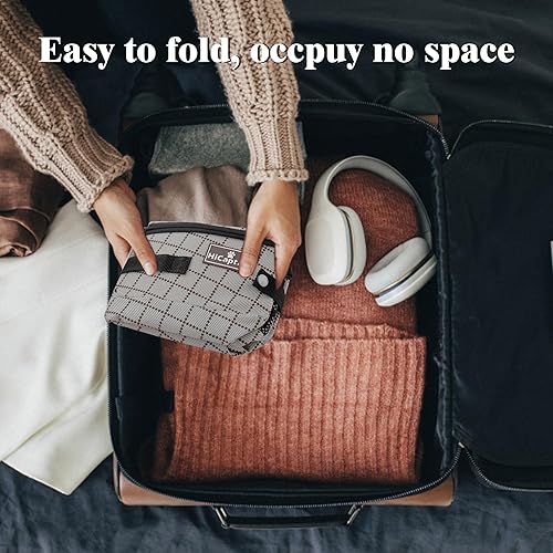 Miniatura 4 de HiCaptain Caja de arena portátil de viaje para gatos con tapa, caja de arena plegable para gatos pequeños y medianos, a prueba de fugas, sin olor,