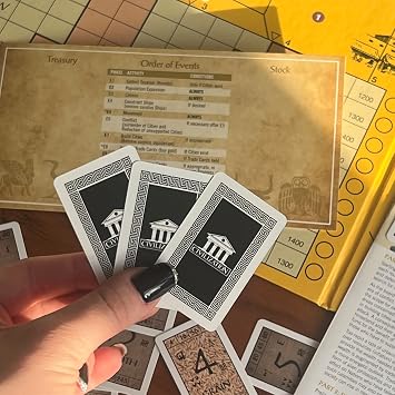 Gibsons Civilization Epic Strategy Board Game for Adults | Francis Tresham | Build A Powerful Empire Games | Game Play 4+ Hours | Age 12+