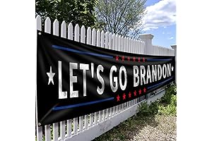 Let's Go Brandon Banner Flag: Show Your Patriotism with Style
