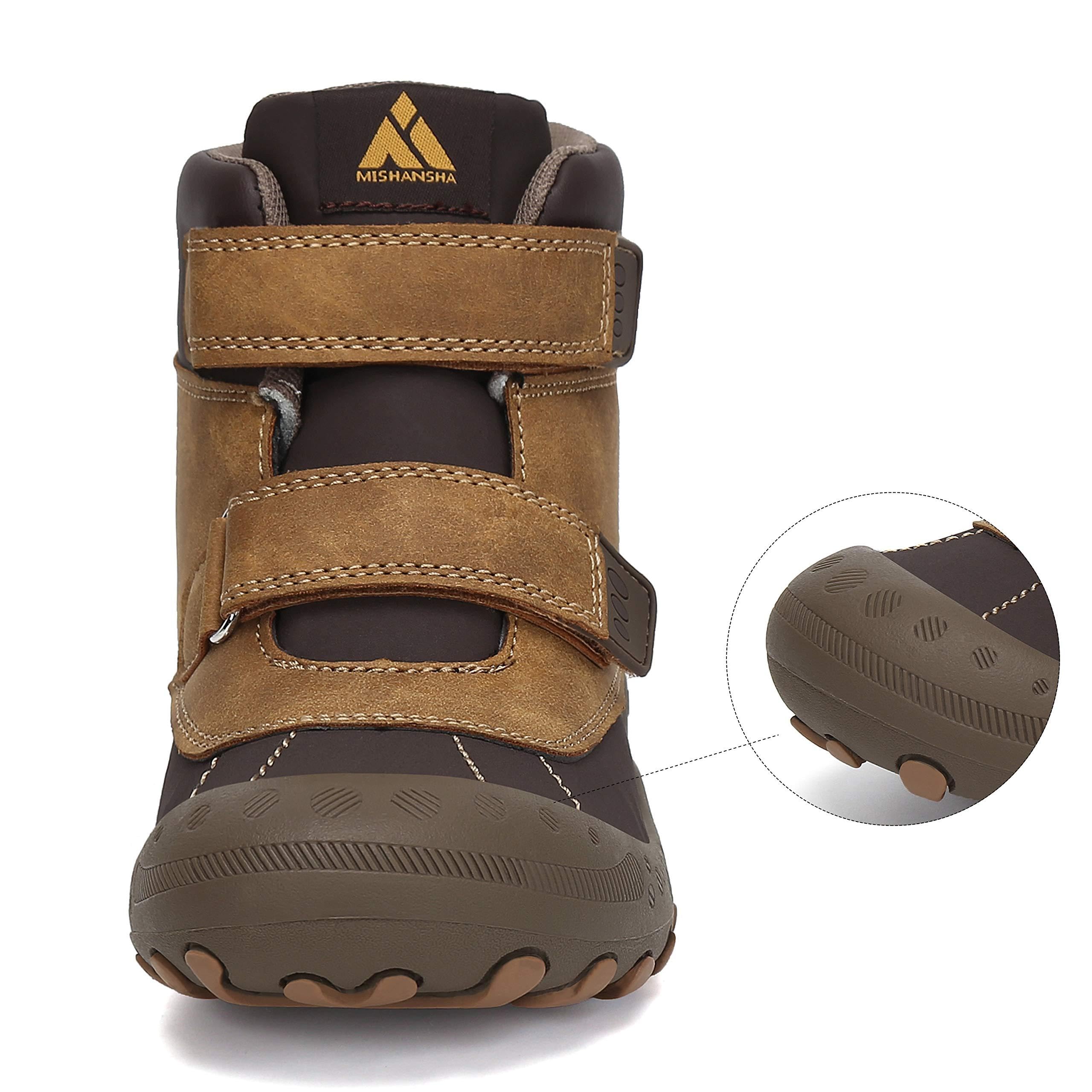 Mishansha Kinder Wanderschuhe rutschfest Leicht Trekking Wanderstiefel für Jungen Mädchen Gr.24-38