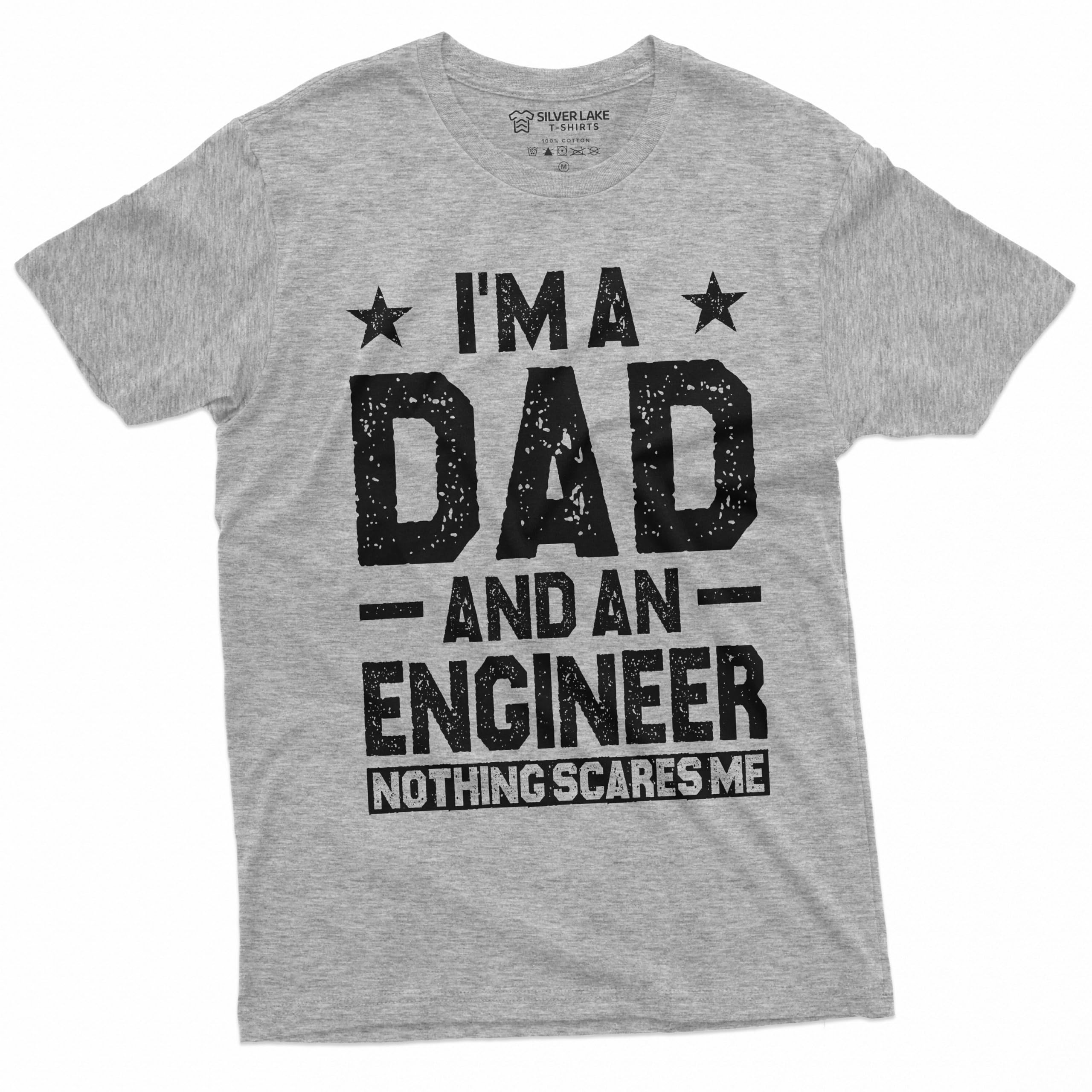GenericMens Engineer T Shirt Im I Am A Dad And An Engineer T Shirt Funny Dad T Shirt Fathers Day Engineer T Shirt Engineer Birthday Gift Tee T Shirt -Size L