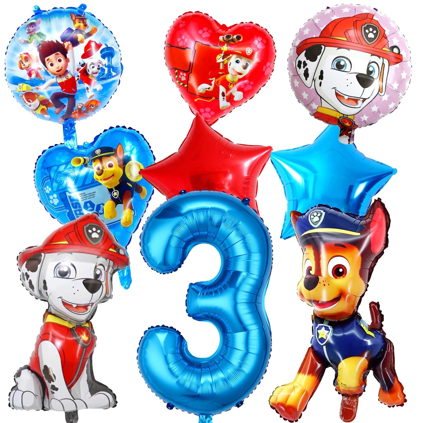 3th 4th 5th 6th foil balloons