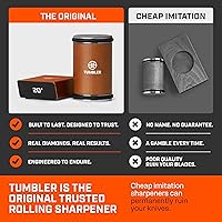Vista 2 de TUMBLER Pro Rolling Knife Sharpener™ - Afilado de cuchillos hecho fácil - Kit de afilado de cuchillos rodante con sistema de disco removible