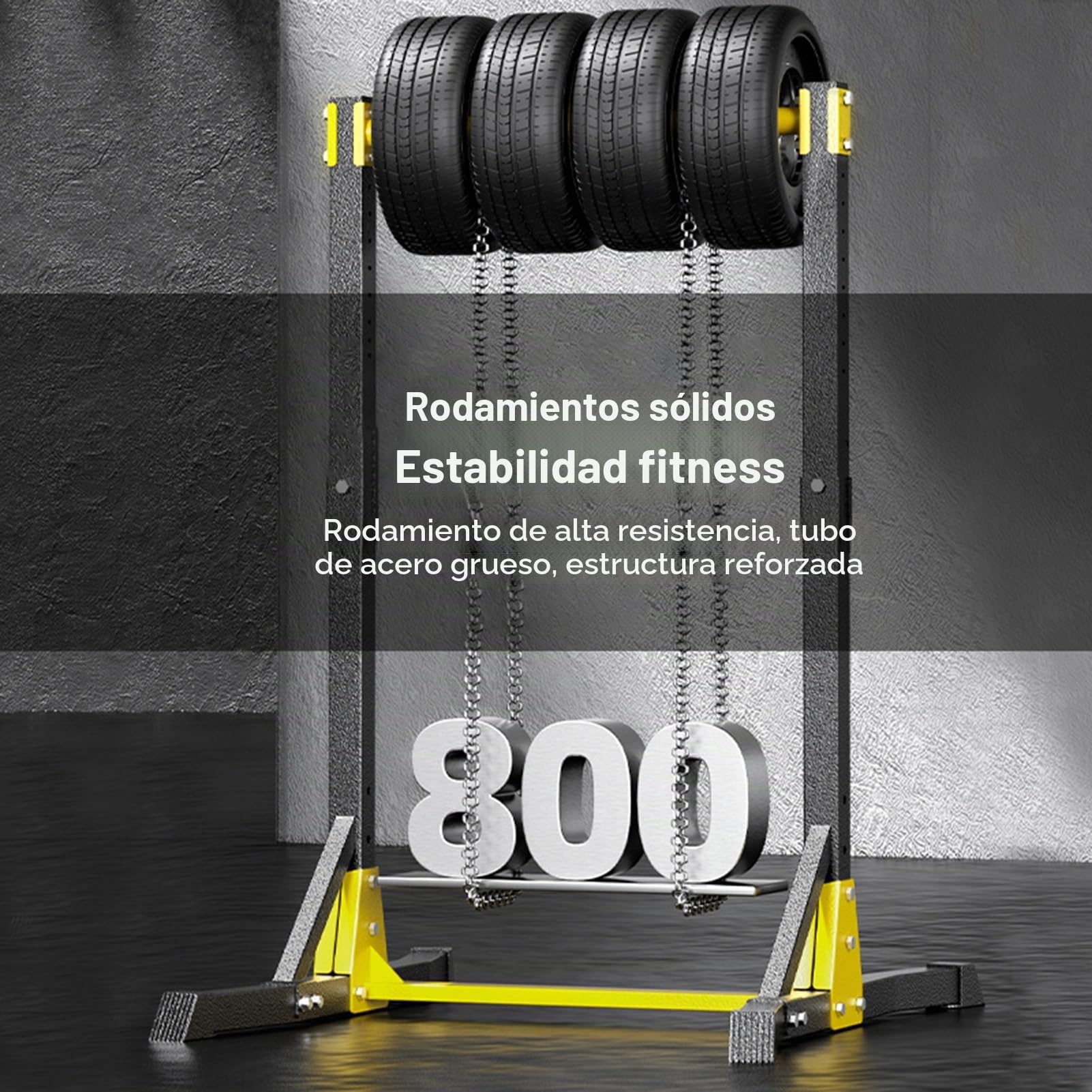 tinysiry Estación de dominadas, barra de dominadas de 800 libras, soporte de barra de dominadas ajustable de altura de 11 niveles, torre de potencia, barra de dominadas, equipo de entrenamiento
