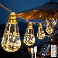 HeiPard Corda Luminosa Esterna a Energia Solare con 7,5 M&16 LED Stile S17