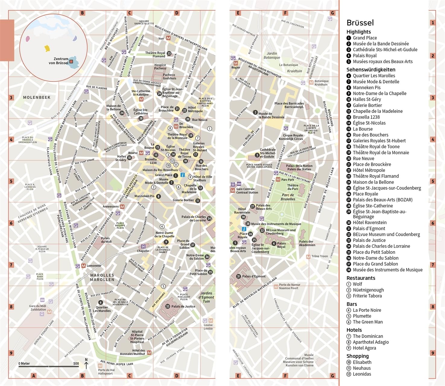 Vis-à-Vis Reiseführer Brüssel, Brügge, Antwerpen und Gent: Mit wetterfester Extra-Karte und detailreichen 3-D-Illustrationen. Von Reisenden. Für Reisende.