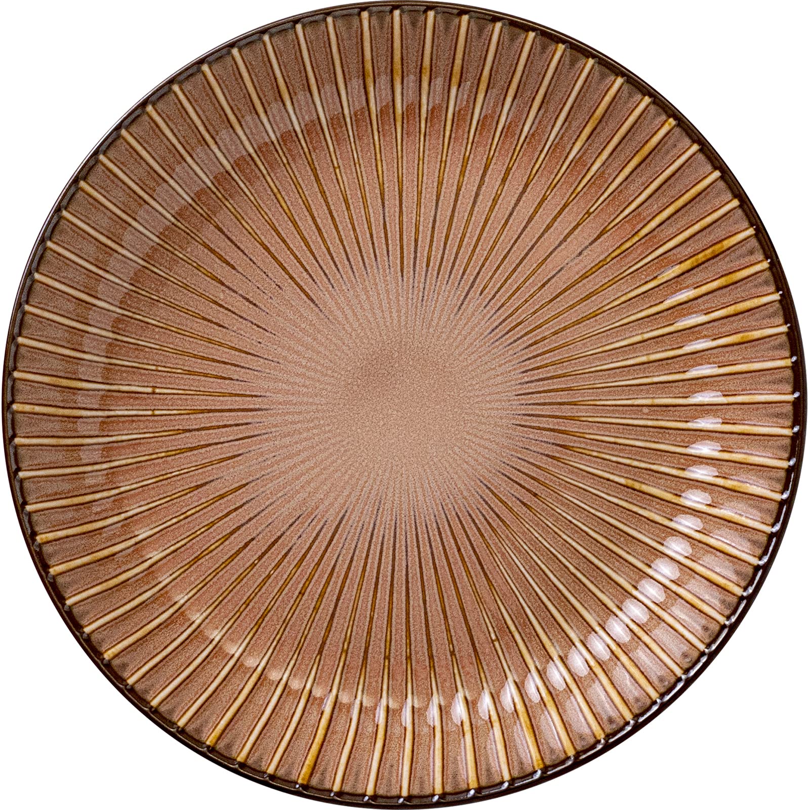 Amazon｜みのる陶器 美濃焼 窯変SENDAN 225ディーププレート ロータス