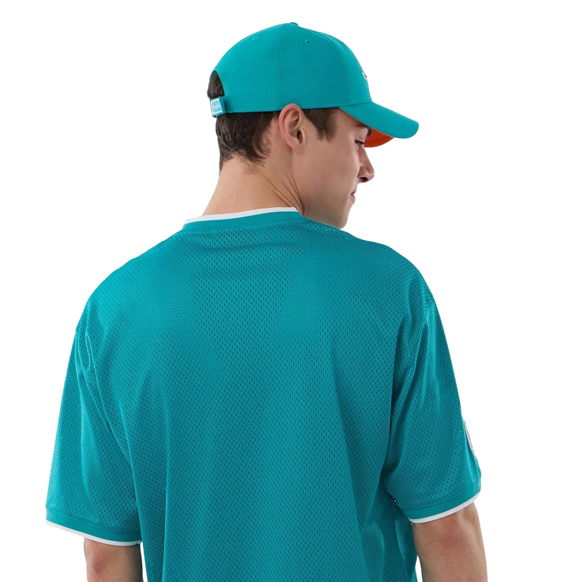 New Era Maglietta Oversize Miami Dolphins NFL Turchese Adulto
