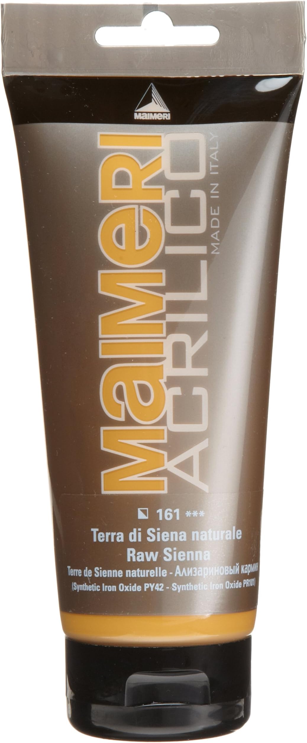 MaimeriACRILICO 200 ml Fine Artist Acrylic Paint, Siena Natural