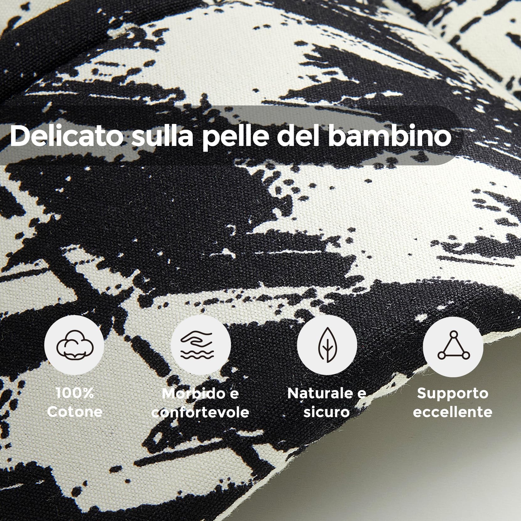 Marsupio Momcozy - Ergonomico, confortevole e leggero, per bambini da 3 a 20 kg(3-24 mesi), facile da indossare, ideale per genitori a mani libere, Pied de poule
