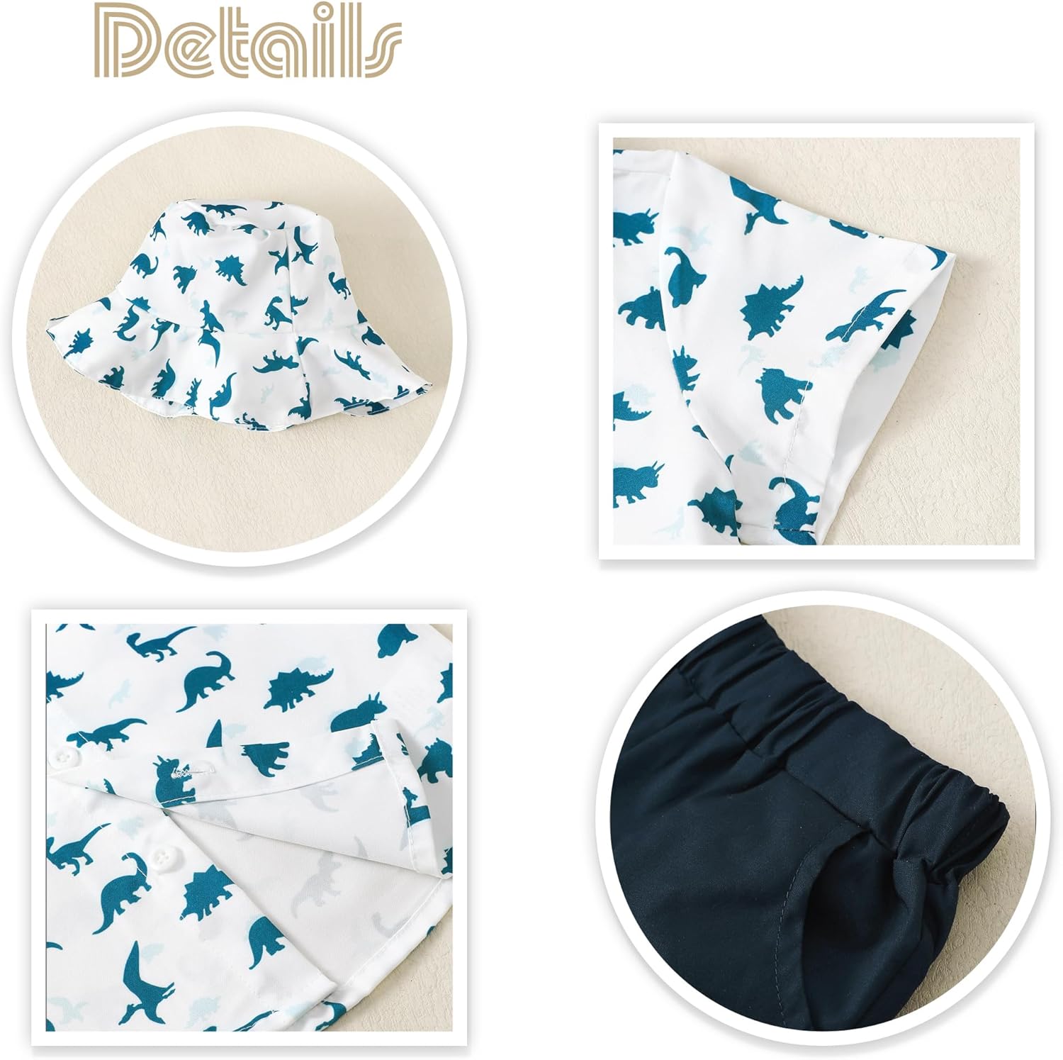 Renotemy Toddler Baby Boy Clothes Summer Outfits Infant Boy Clothing For Little Kid Shorts Sets - Image 6