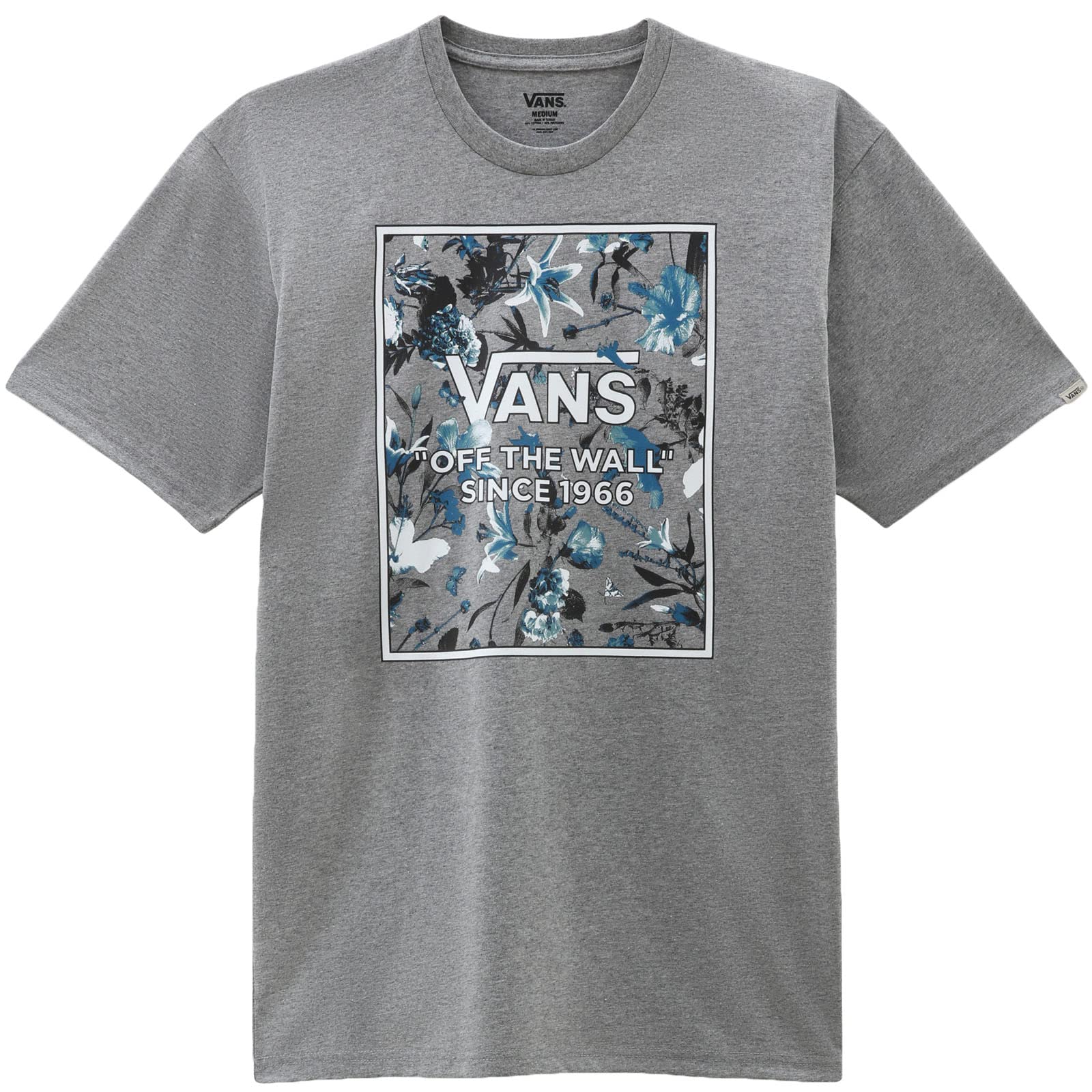 Vans Camiseta de Manga Corta Hombre Night Gris Oscuro Hombre