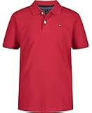 Boys' Short Sleeve Pique Ivy Polo Shirt, Button Closure, Soft & Comfortable