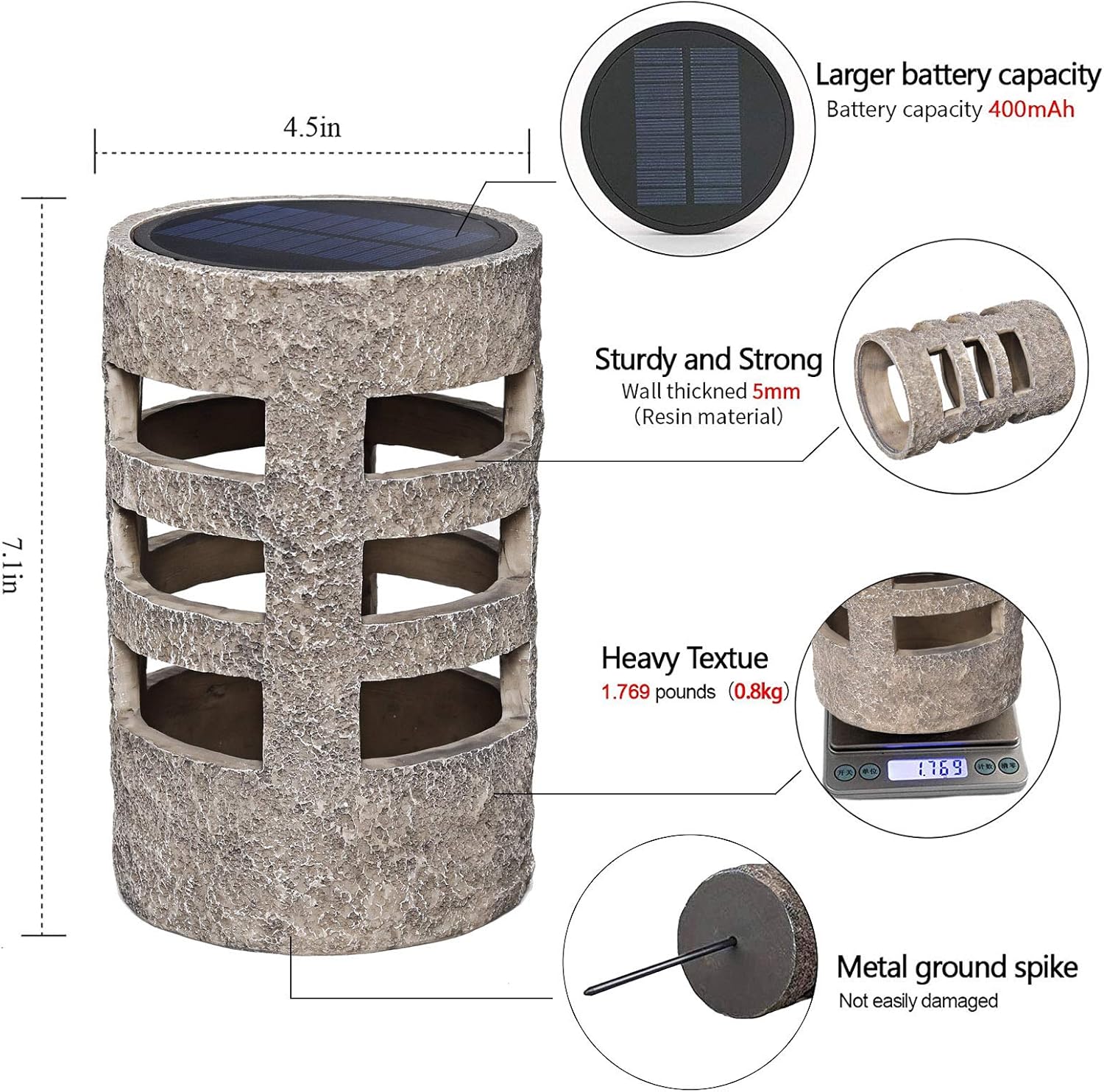 Uр Tо 40% оƒƒ Solar Garden Lights, Outdoor Solar Rock Lights, Solar Yard Lights Waterproof, Auto On/Off .Suitable for Pathway,Grassland, Walkway,Yard,Backyard,Driverway (4pcs) Bеѕt Cуbеr Dеаlѕ 🔥 Solar Garden Lights, Outdoor Solar Rock Lights, Solar Yard Lights Waterproof, Auto On/Off .Suitable for Pathway,Grassland, Walkway,Yard,Backyard,Driverway (4pcs)