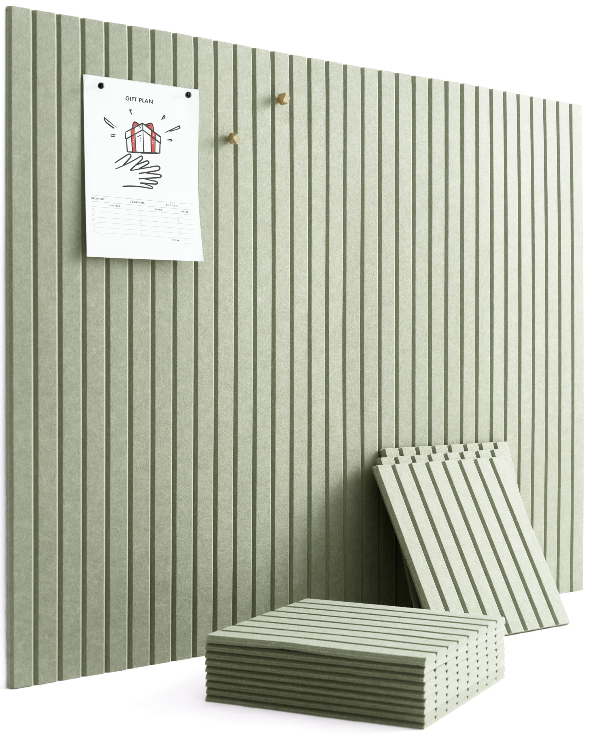 VIVELDA Large Bulletin Board 48"x36" - Office Wall Organizer to Replace Your Old Cork Boards for Walls for Office Decor - 12-Pack Felt Wall Panels for