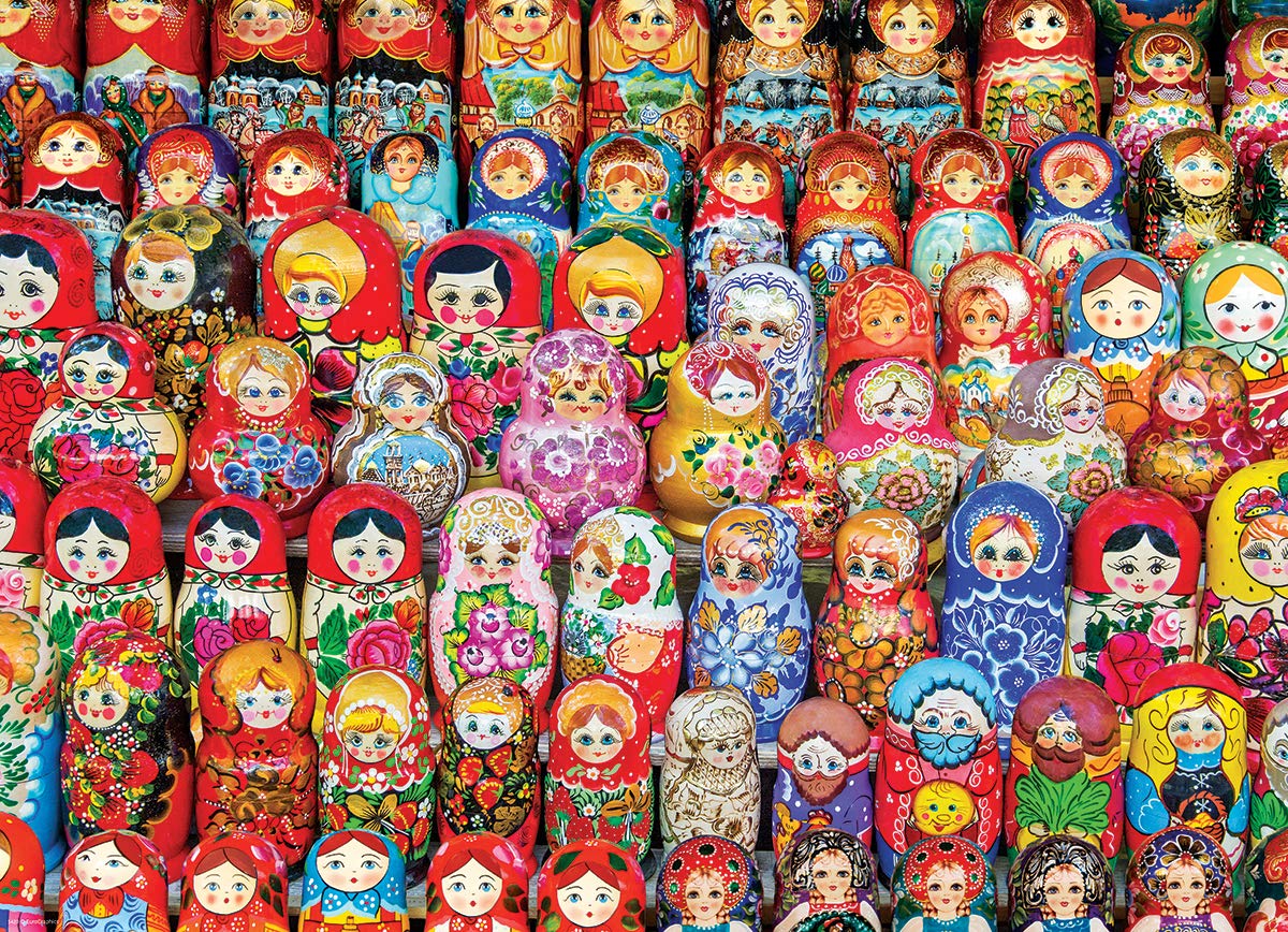 Amazon.com: EuroGraphics 5420 Russian Matryoshka Dolls Puzzle