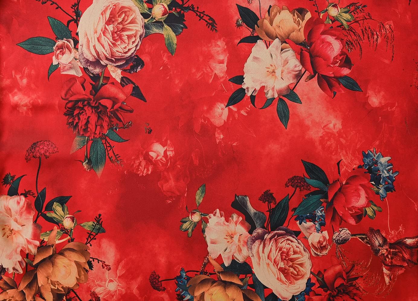 Ledamon Women's Kimono Short Robe for Women - Pocket Floral Bathrobe Nightgown - Image 5