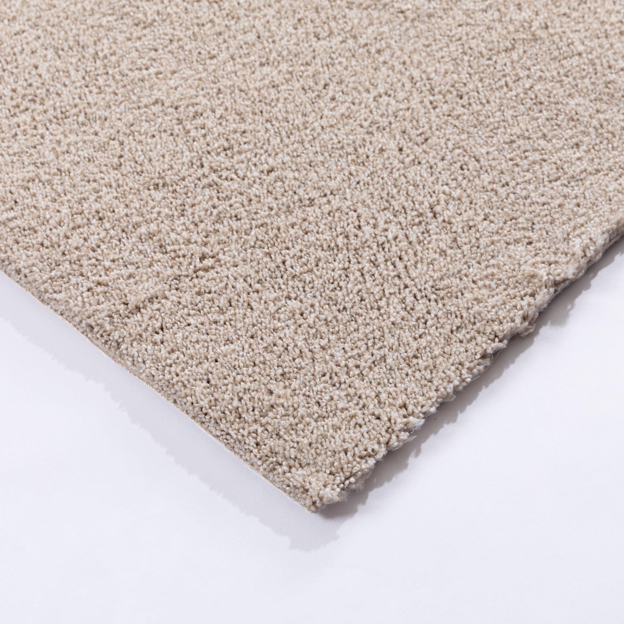 Steffensmeier Teppichboden Elba Meterware | Auslegware für Kinderzimmer Wohnzimmer Schlafzimmer | Creme, Größe: 100x400 cm