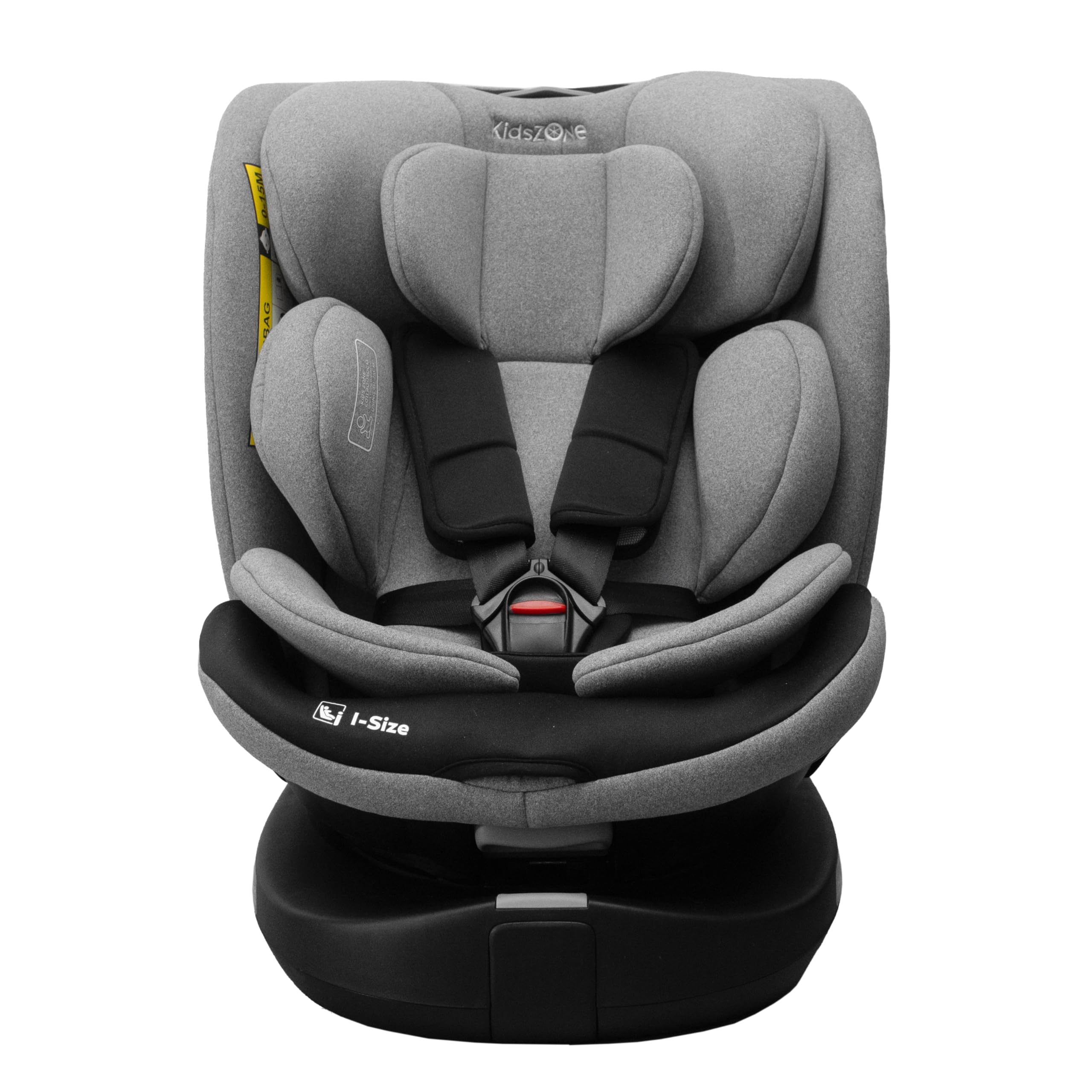 Siege Auto Bebe 0 à 36kg Isofix pivotant 360 – Groupe 0+, 40-150cm, de la naissance à 12 ans - 8 inclinaisons du dossier - Appui-tête réglable jusqu'à 24 cm, Protection latérale