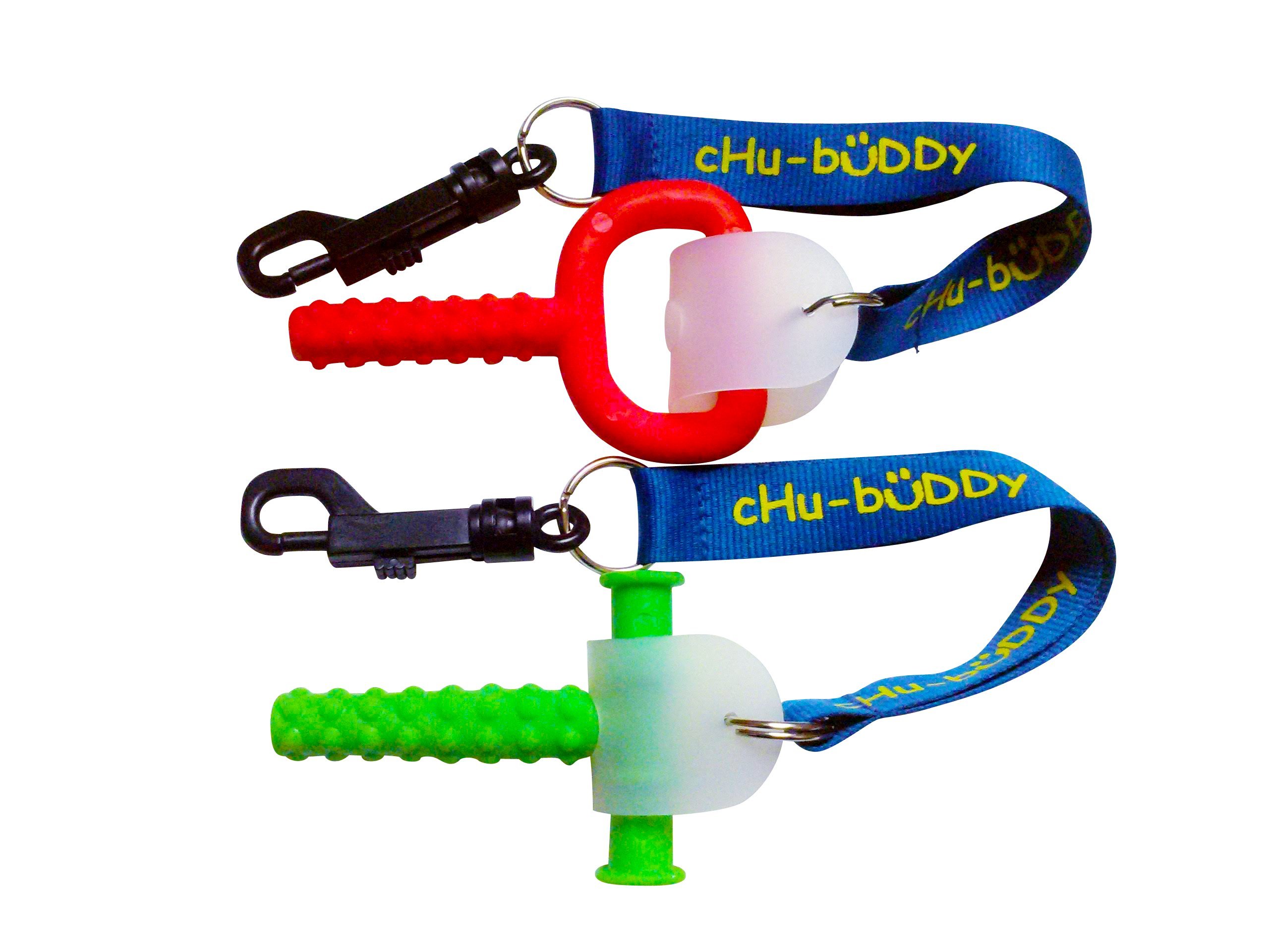 chubuddy Chew Holder Combo Pack Set (2) with Chewy Tube & Super Chew