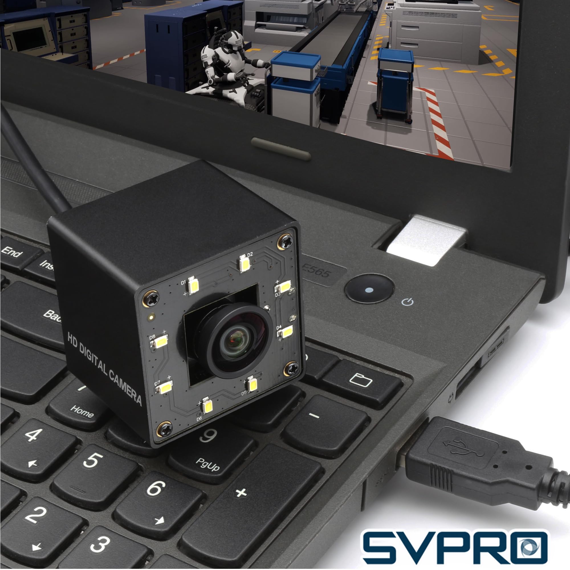 Svpro Module caméra USB 12MP AF 4K 30fps Webcam Board pour ordinateur UVC USB2.0 1080P 60fps PDAF PC Camera IMX362 Machine Vision Caméra industrielle