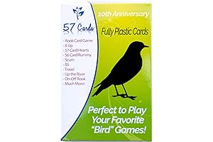 Convenient and Long-Lasting Plastic Rook Cards for Uninterrupted Gameplay