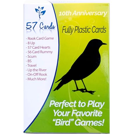 Convenient and Long-Lasting Plastic Rook Cards for Uninterrupted Gameplay