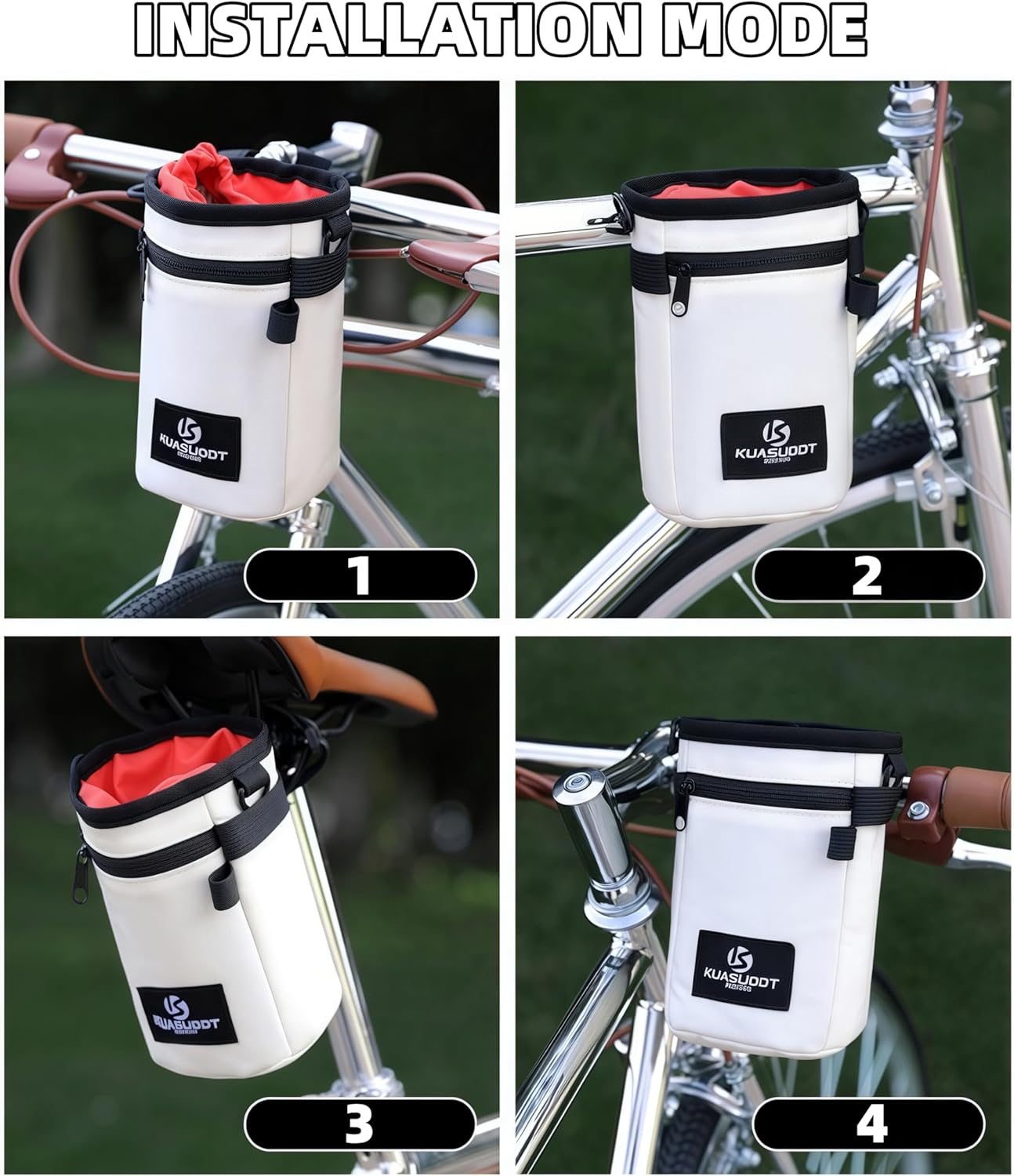 Bike Water Bottle Holders No Screws Universal Cup Holder for Kids Adults