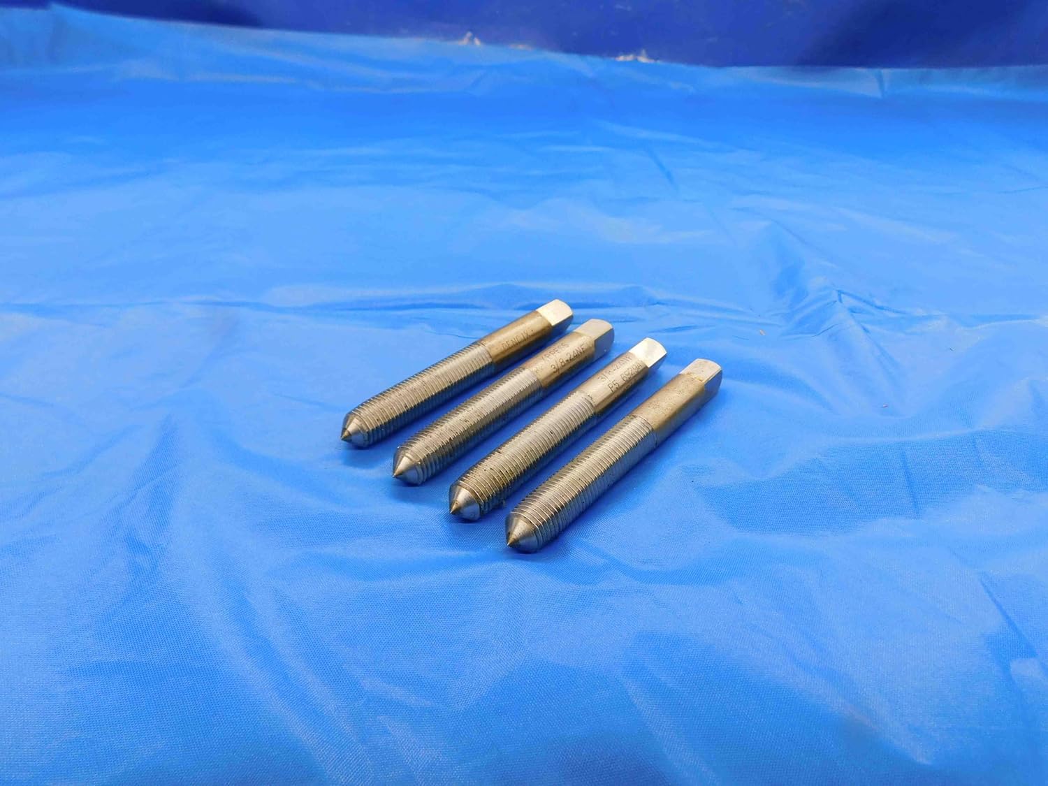 4pcs BENDIX 3/8 24 NF P5 HSS Thread Forming TAPS 4 Straight Flute .375 USA - BT0302AY3