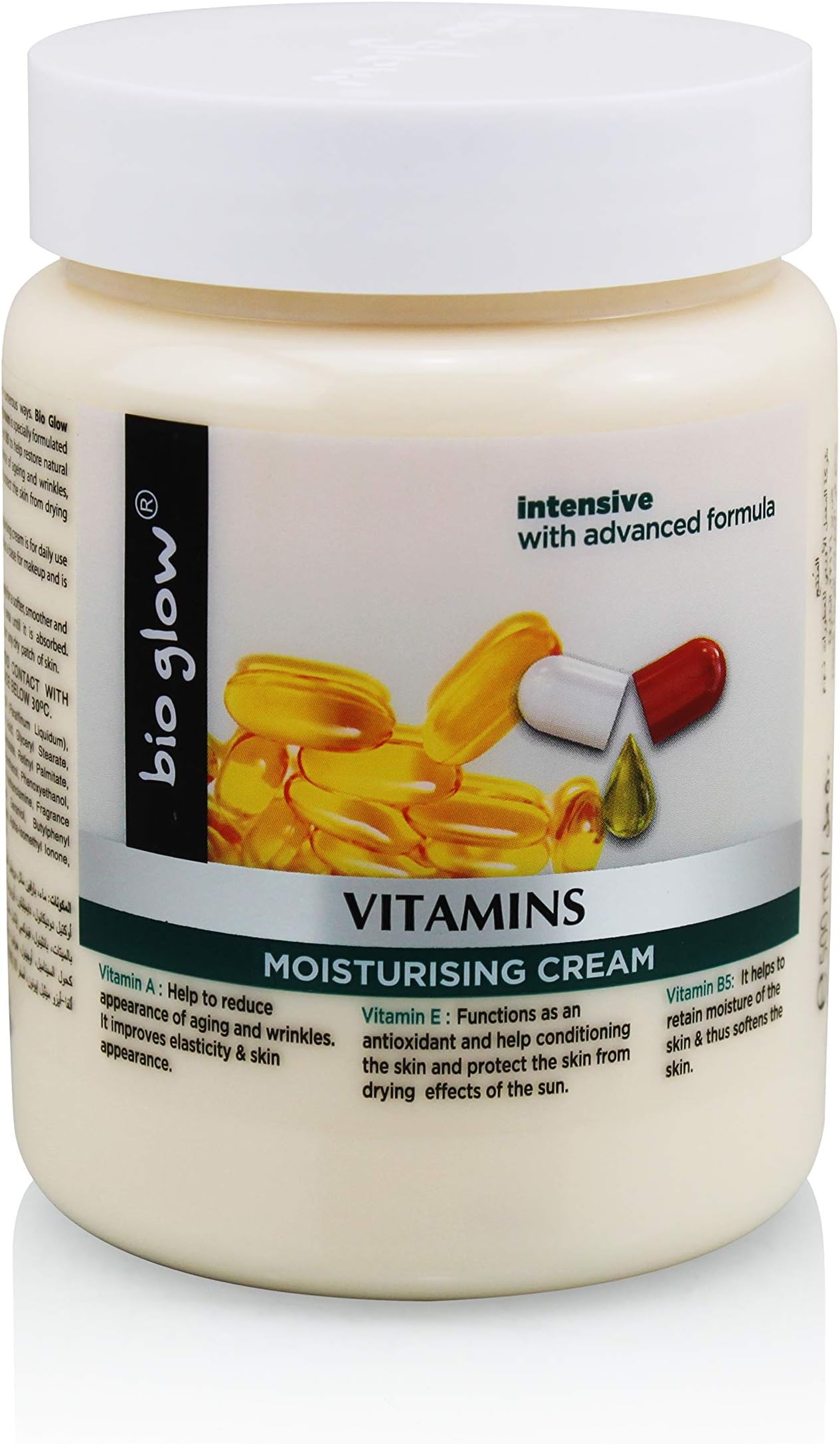 Bio Glow Vitamins Moisturizing Cream (500ml)