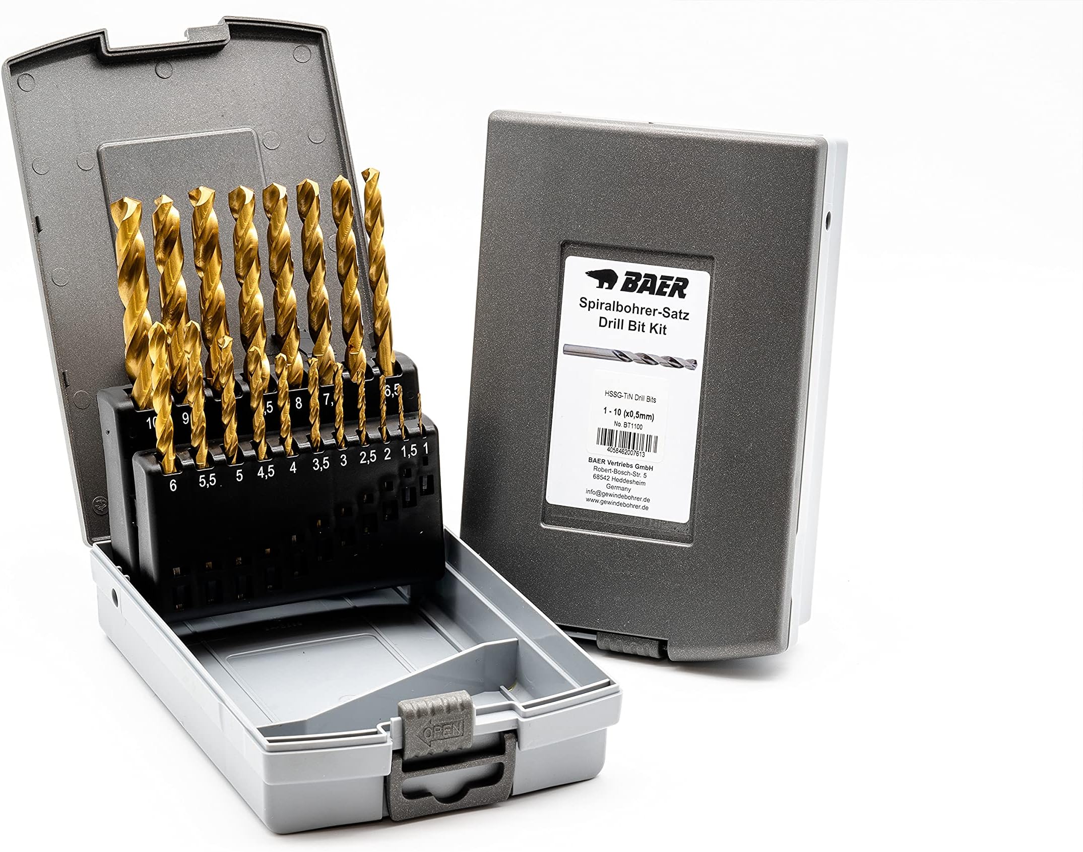 10 Stück Spiralbohrer 6,8mm - HSS Kernloch Bohrer Für M8 Nach DIN 338