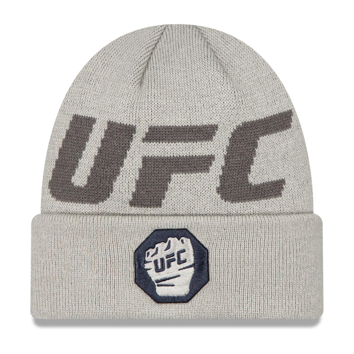 New Era Unisex Grey Winter Knit Beanie - Ufc Mma Core Cuff