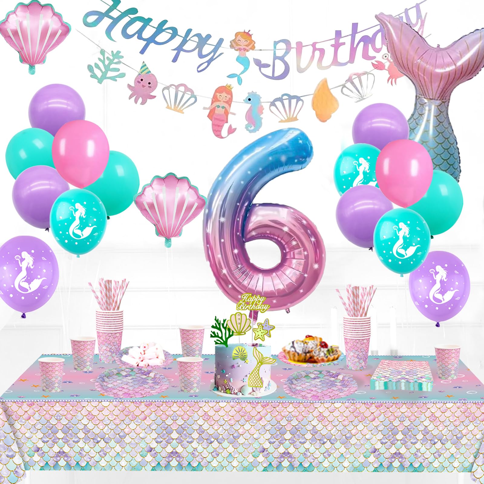 Decorazioni e coordinati tavola per feste di compleanno