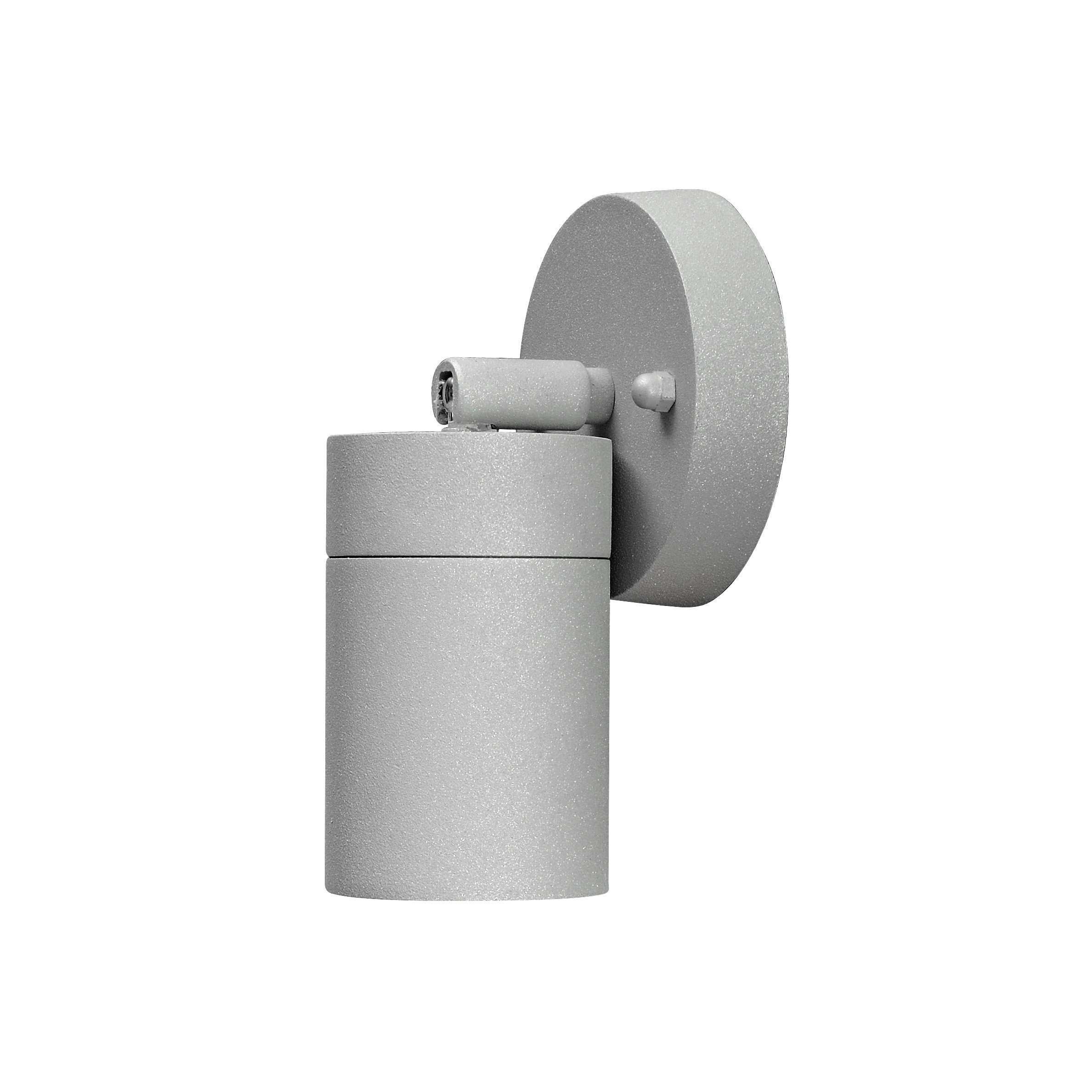 Aplique de pared Konstsmide Modena en aluminio lacado gris moderno