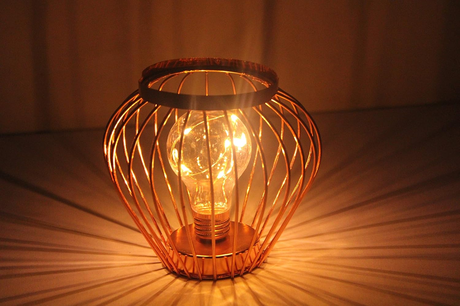 Buy Fab5 LED BatteryOperated Lamp for Home Decor (Pink Gold) Online at