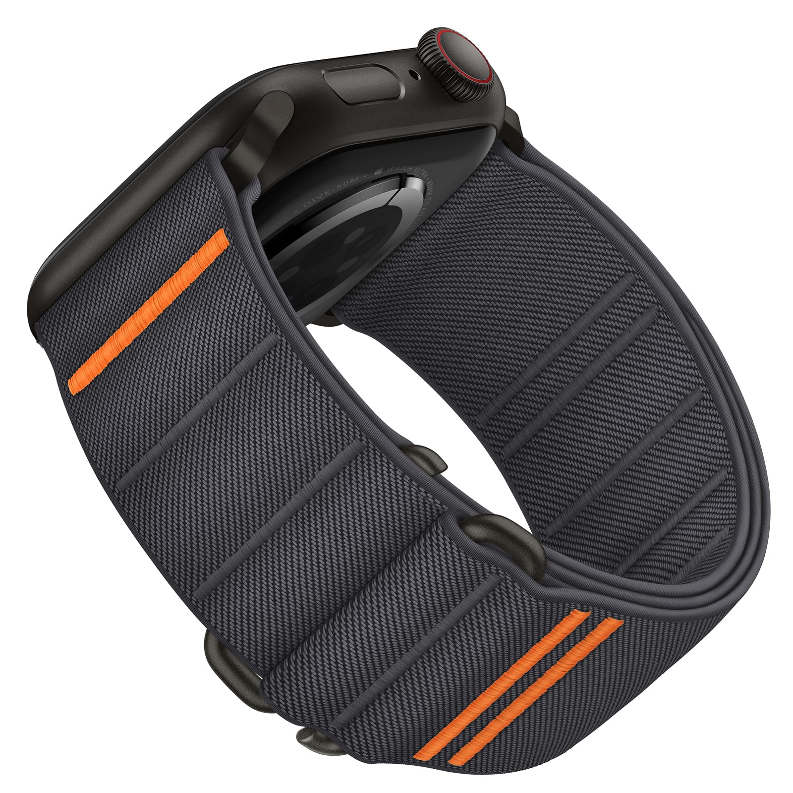 Suitisbest Sport Bands Compatible with Apple Watch Ultra Band 49mm 46mm 45mm 44mm 42mm 38mm 40mm 41mm, Stretchy Nylon Sport Loop Strap for iWatch