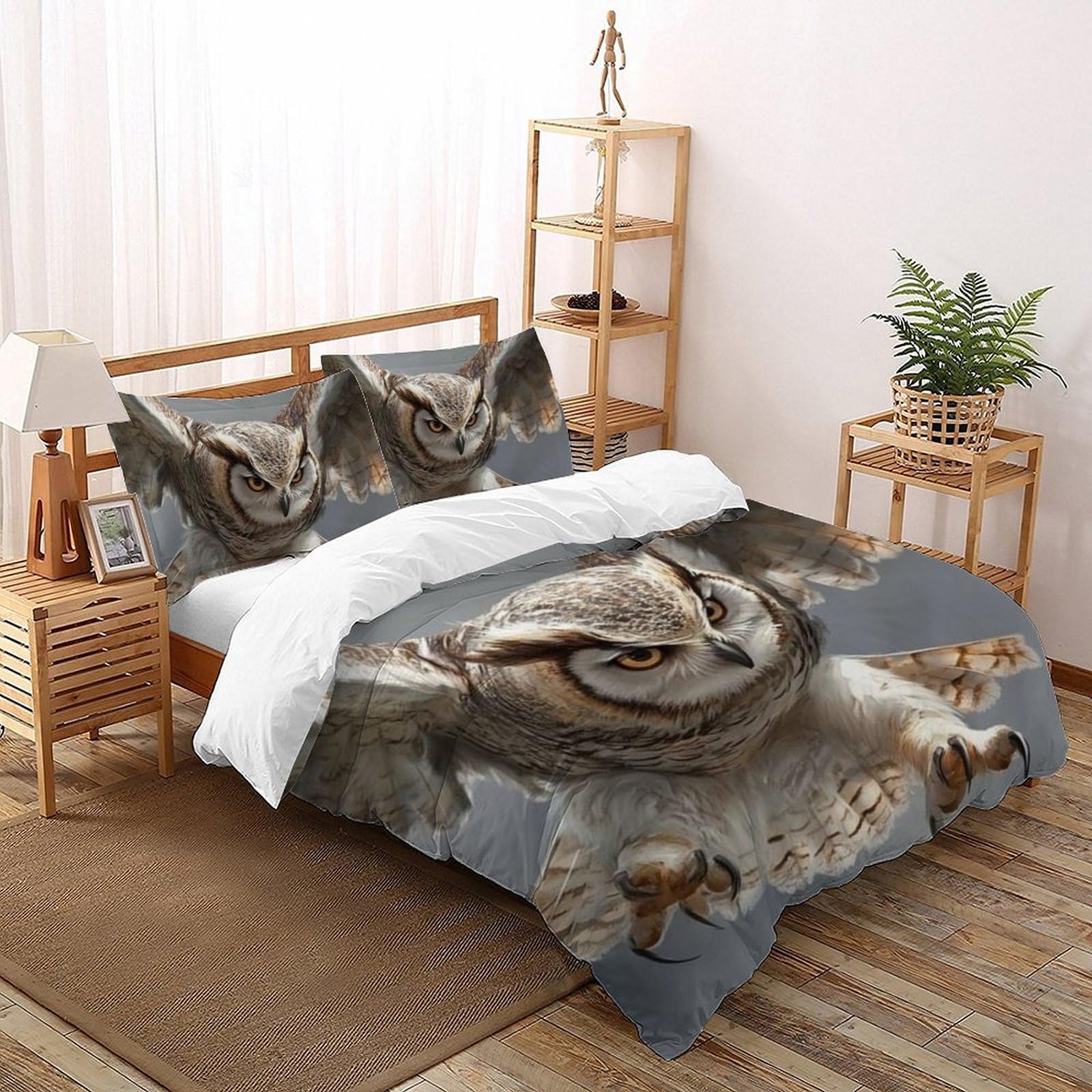 Housse de couette double 200x200 animaux transformant la chambre de garçon en un espace de rêve