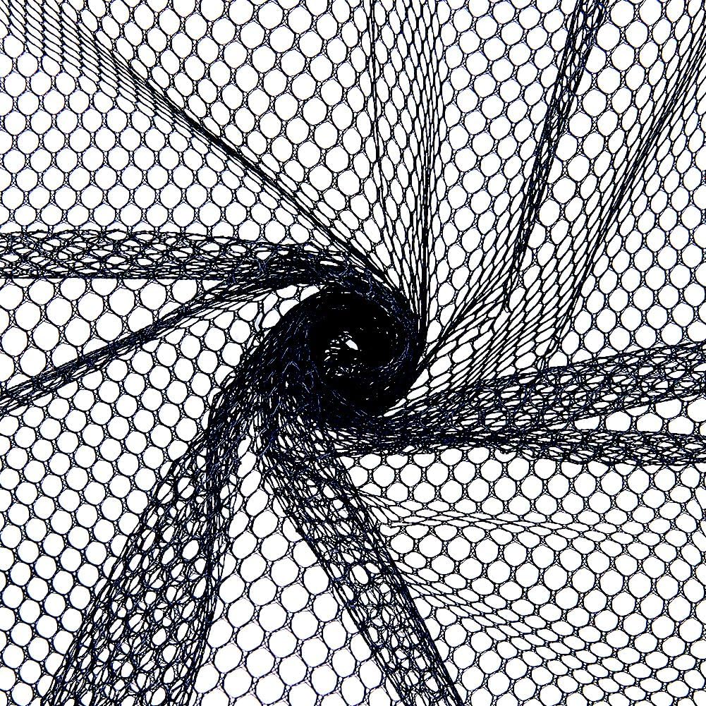 1.5 m 75 cm Wide Black Mesh Fabric Sold by the Metre Breathable Transparent Mesh Handmade Fabrics Soft Polyester Fabric for Sewing Making Clothing Accessories Home Decoration Shopping