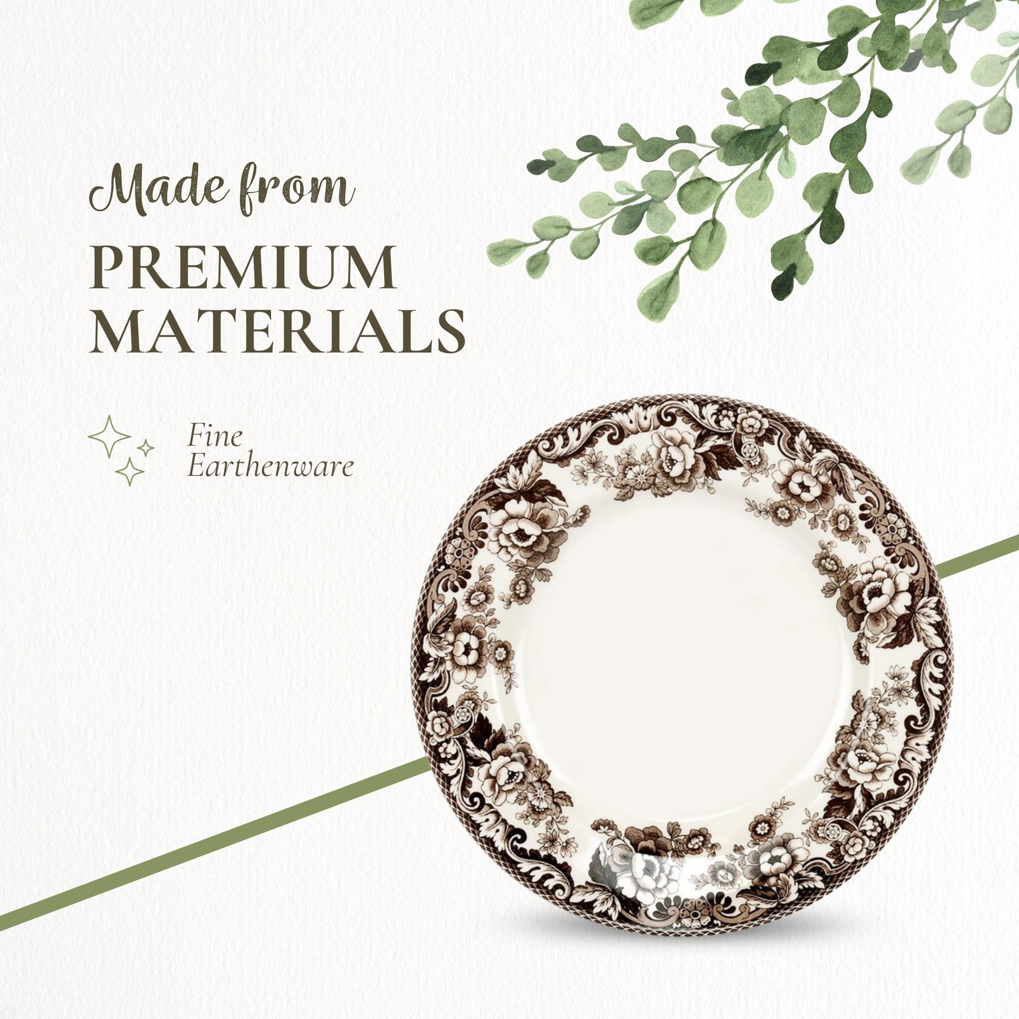 Amazon.com | Spode Delamere Salad Plates Set of 4 - 8 Inch