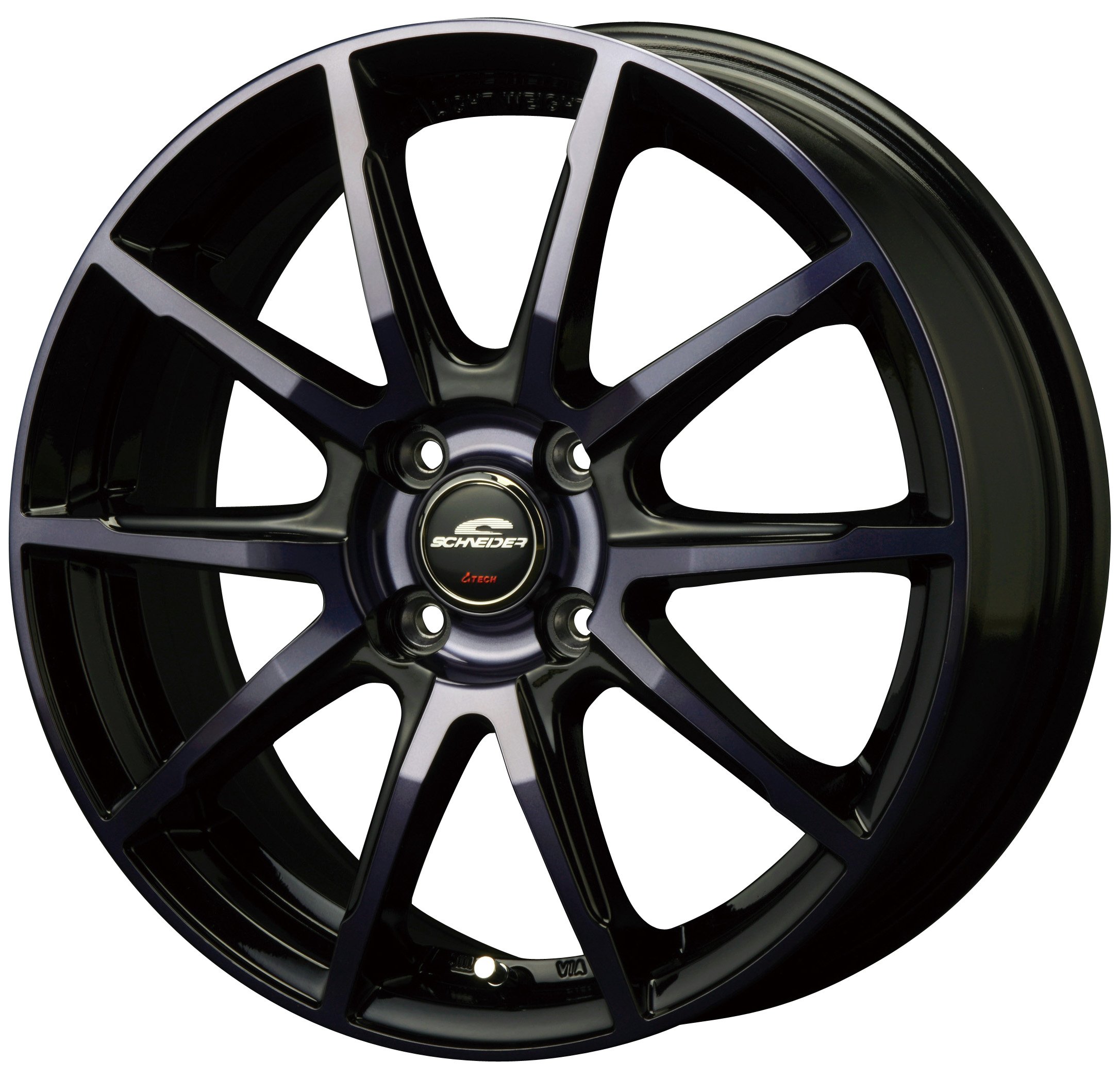SCHNEIDER 13インチ ホイール ポリッシュ/ブラック Amazon.co.jp: エーテック ホイール 4本セット SCHNIDER DR-01 13 x
