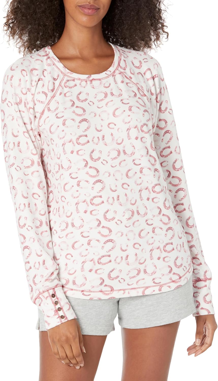 PJ Salvage Women's Loungewear Wild Lands Long Sleeve Top