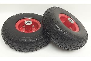 LIBRA 10" Flat-Free Solid Tire Wheel with Durable Construction