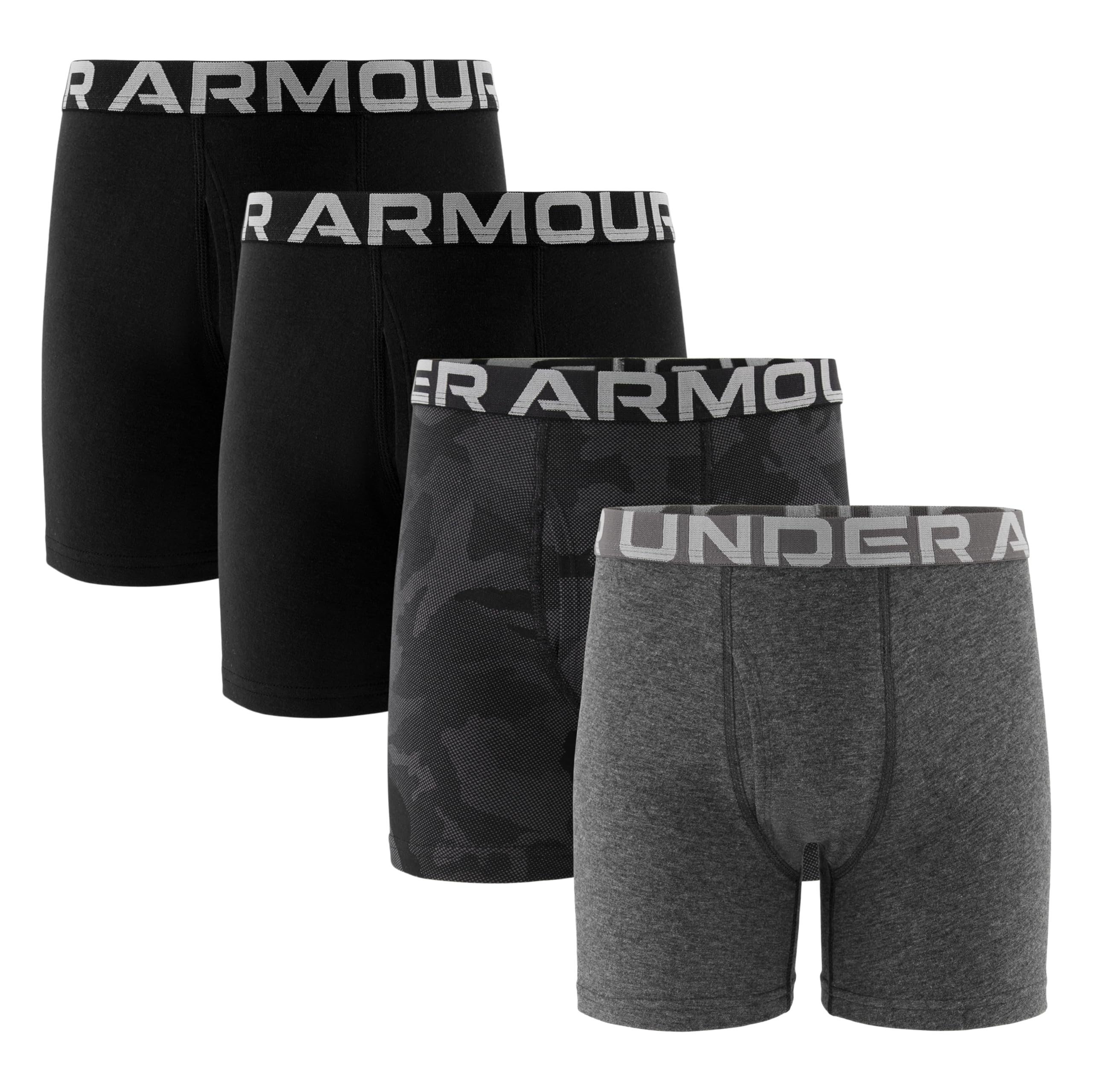 Under Armour Boys' Multipack Performance Cotton Boxerjock Brief