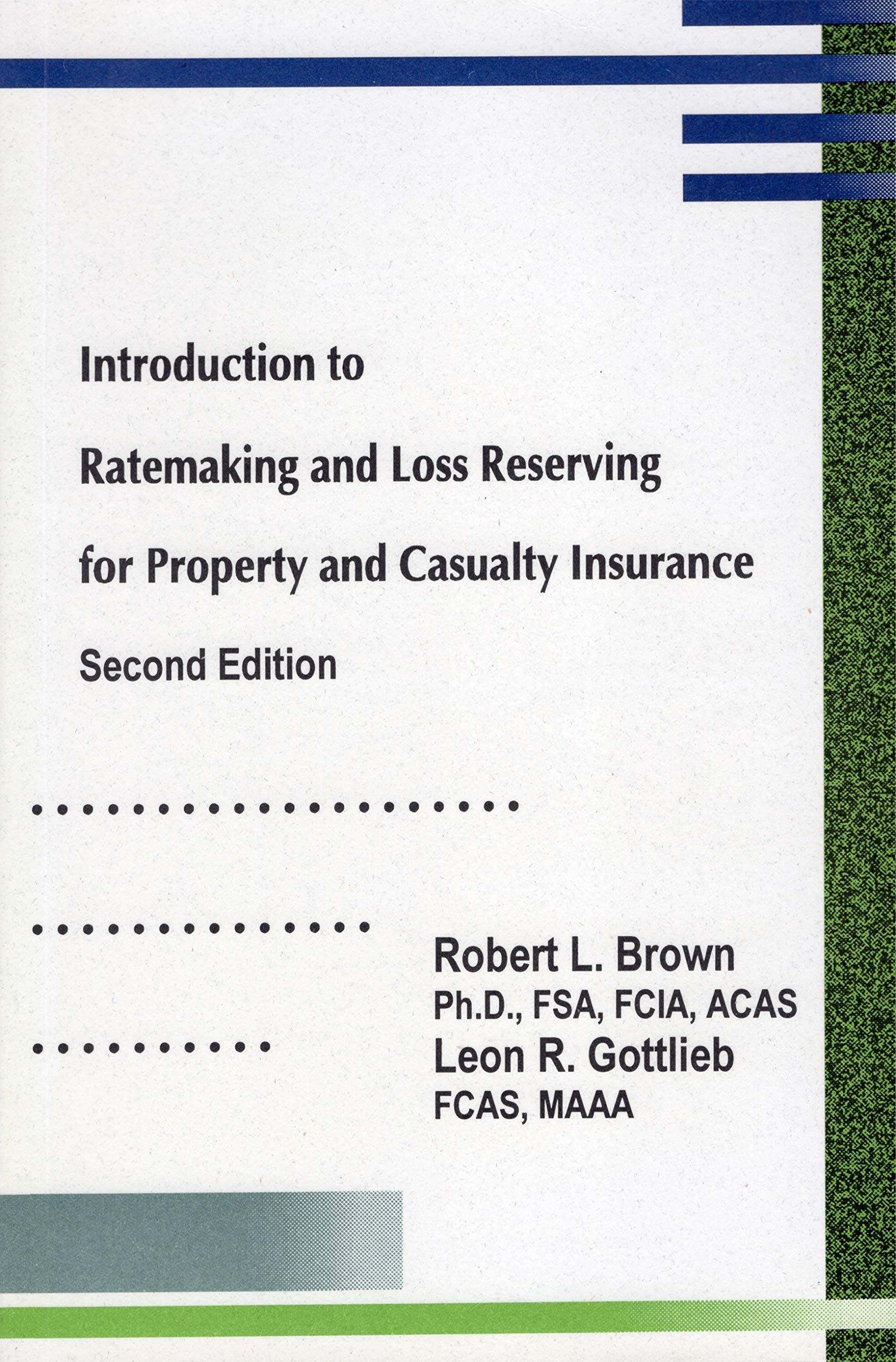 Buy Introduction to ratemaking and loss reserving for property and casualty insurance — BookShops.in